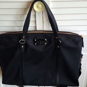 Kate Spade Black Nylon Laptop Bag